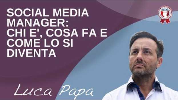 Video Social Media Manager: chi è, cosa fa e come lo si diventa auf Deutsch