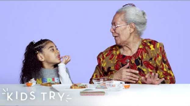 Video Kids Share Their Favorite Snacks With Their Great Grandparents | Kids Try | HiHo Kids   türkçe