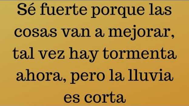 Video 🦋 Sé fuerte porque las cosas van a mejorar, tal vez hay tormenta ahora, pero la lluvia es corta en français