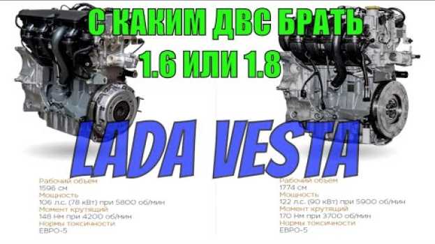 Video Лада Веста с ДВС 1.6 или 1.8 с каким брать? Замер масла in English