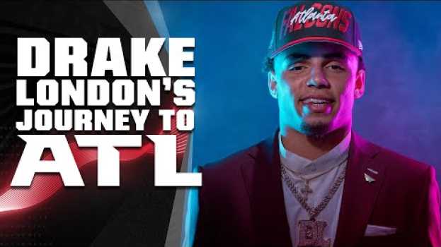 Video Drake London Arrives in Atlanta | 2022 NFL Draft | Atlanta Falcons em português