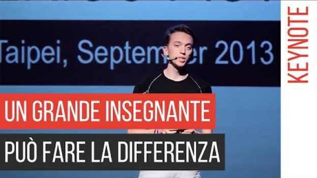 Video Un grande insegnante può fare la differenza en español