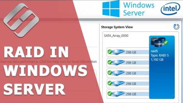 Video ?️ How to Create Software RAID in Windows Server 2019, 2016, 2012 or 2008 ?️   türkçe