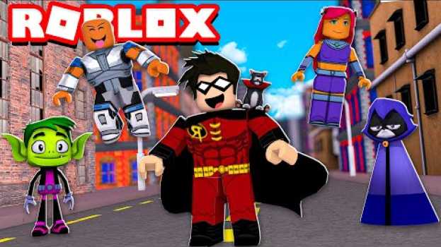 Video DESAFIO DE LUTA COM OS JOVENS TITÃS | Roblox - Teen Titans Battlegrounds su italiano