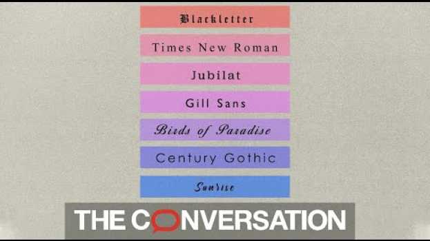 Video Fonts have personality and political leanings auf Deutsch