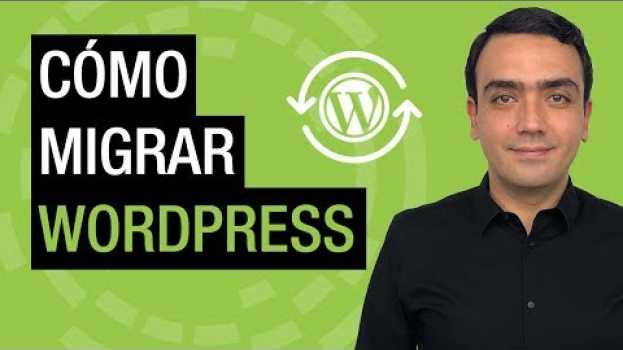 Video 👍🏻 Cómo Migrar WordPress a otro Dominio o Servidor - All In One WP Migration en français