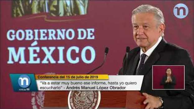 Video Va a estar muy bueno ese informe, hasta yo quiero escucharlo in English