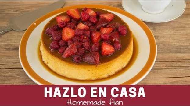 Video Cómo Hacer Flan Casero al horno . Receta de flan de vainilla con Leche Condensada y Leche Evaporada   türkçe