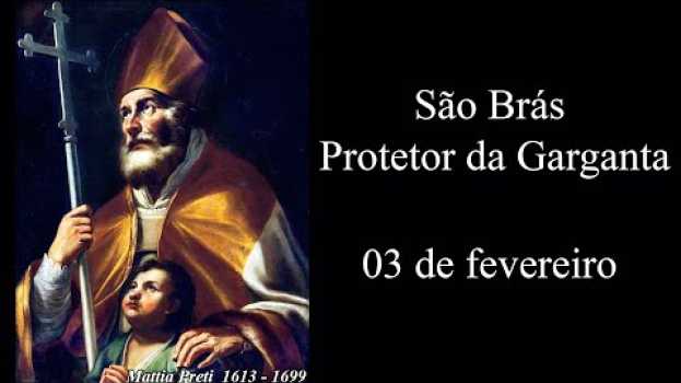 Видео História da vida de São Brás (século III e IV) - Protetor da Garganta на русском