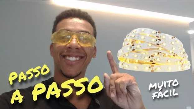 Видео Como Instalar FITA LED em Sanca de Gesso em 5 minutos - Passo a Passo на русском