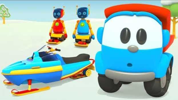 Video Cartoni animati per bambini - Leo il camion curioso ed il gatto delle nevi auf Deutsch