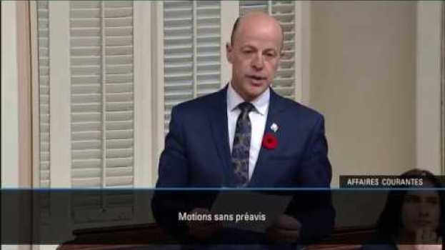 Video L'Assemblée nationale du Québec exprime sa préoccupation quant à la crise au Chili auf Deutsch