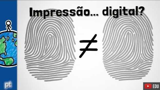 Видео Por que a impressão digital de cada pessoa é diferente? | Minuto da Terra на русском