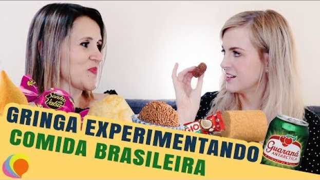 Video Irlandesa experimentando comida Brasileira pela primeira vez - feat. Diane Jennings   türkçe
