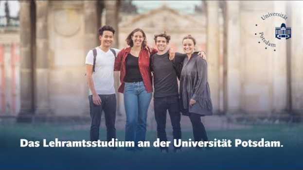 Video Das Lehramtsstudium an der Universität Potsdam auf einen Blick in English