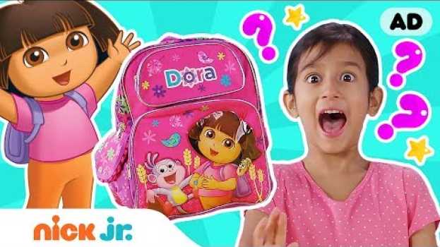 Видео Ava Shares Book Collection w/ Dora, PAW Patrol, & More | What's in My Backpack? 🎒Ep. 4 | Nick Jr. на русском