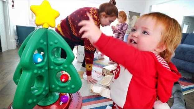 Video our FAMiLY CHRISTMAS TREE!! Niko Learns to decorate ornaments and Adley makes magic holiday potion!   türkçe