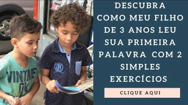 Video Método Fônico de Alfabetização: Como meu filho de 3 anos leu sua primeira palavra auf Deutsch