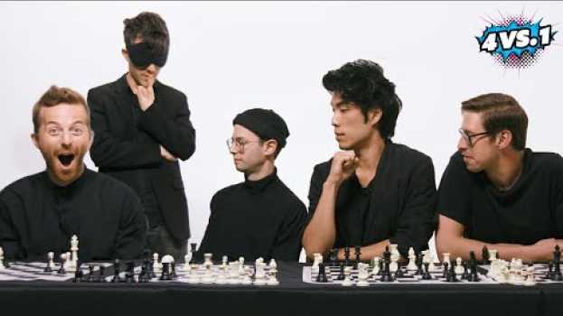 Video Can 4 Guys Beat A Blindfolded Chess Master? • The Try Guys: 4 Vs. 1 en español