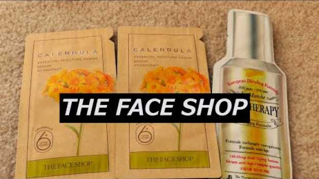 Video THE FACE SHOP // СЫВОРОТКА С КАЛЕНДУЛОЙ // и еще кое-что   türkçe