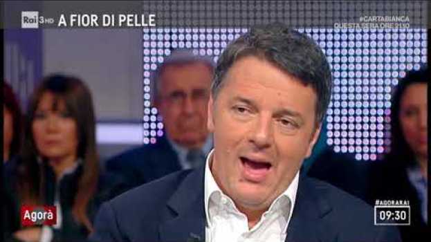 Video Renzi ad Agorà: sulla vicenda di Macerata è importante abbassare i toni en français
