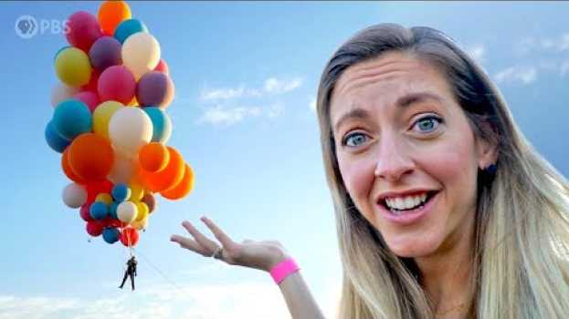 Video I WAS THERE! How David Blaine flew helium balloons to the height of jets (and jumped) auf Deutsch