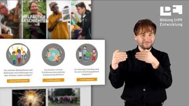 Video Wie funktioniert die Internetseite von Bildung trifft Entwicklung?   türkçe