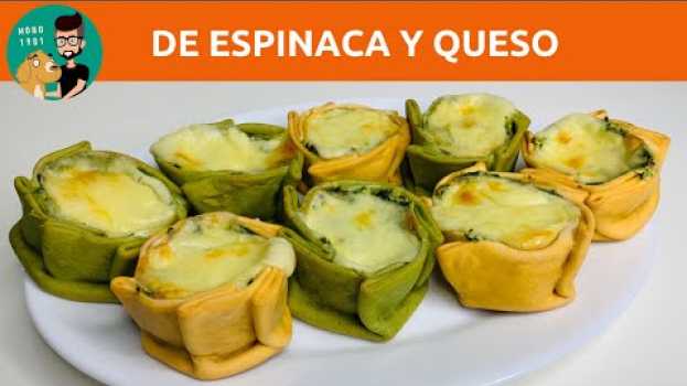 Video Cómo Hacer Canastitas de Espinaca y Queso con Tapas de Empanadas / Canastitas de Verdura / MONO 1981 su italiano
