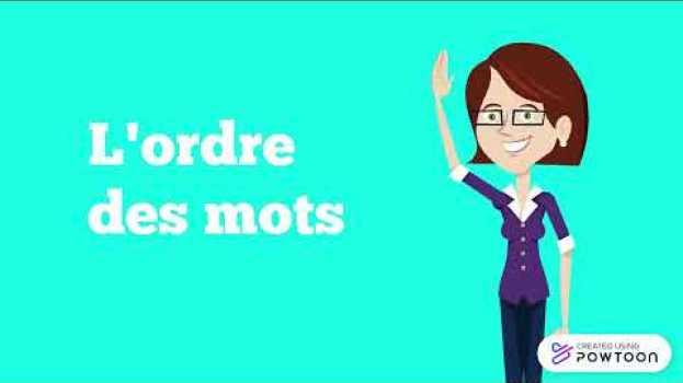 Video L'ordre des mots su italiano