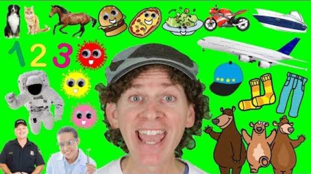 Video My First 100 Words in English Chant With Matt | Numbers, Colors, Animals | Learn English Kids   türkçe
