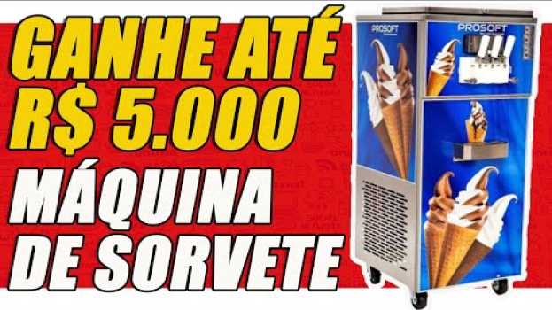 Видео Máquina de Sorvete Lucrativa. 7 Dicas de Como Ganhar Dinheiro Com uma Máquina de Sorvete! на русском