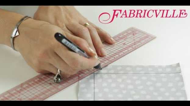 Video Madeleine et Fabricville - Comment faire un ourlet en angle su italiano