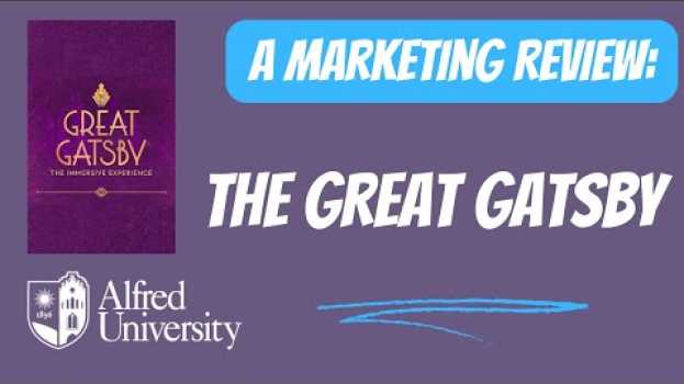 Video The Great Gatsby at Park Central Hotel - A Marketing Review of the Off-Broadway Musical em português