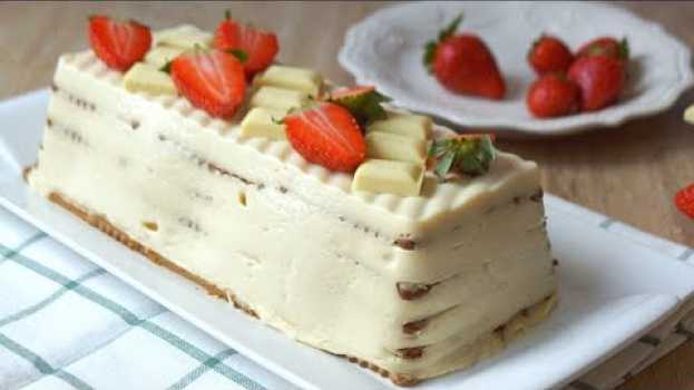 Video Tarta rápida de galletas y chocolate blanco (SIN HORNO). Receta MUY FÁCIL   türkçe
