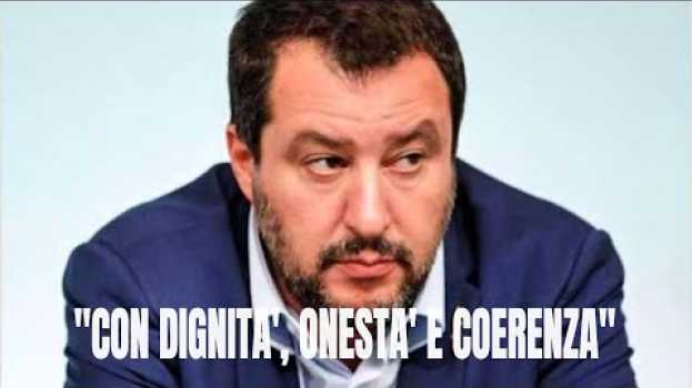 Video Dignità, onesta’ e coerenza: Crisi di governo, Salvini tra palco e realtà po polsku