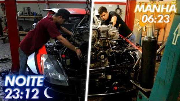 Video PASSAMOS 24h SEM PARAR MONTANDO MEU CARRO DE DRIFT! su italiano