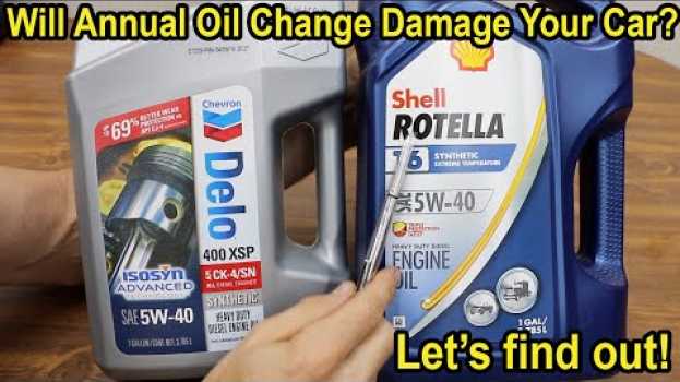 Video Will Annual Oil Change Damage Your Car? Let's find out!   türkçe