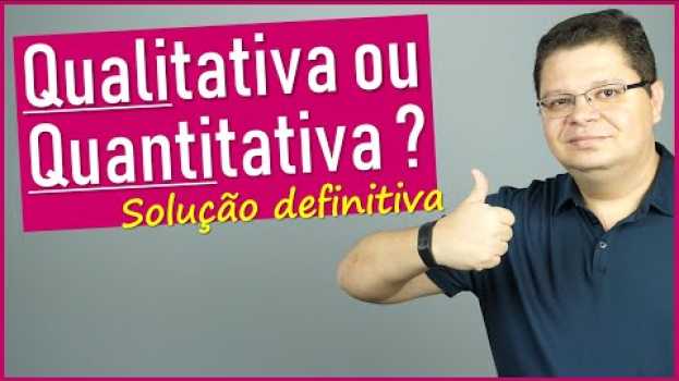 Video Pesquisa Qualitativa ou Quantitativa? [Definitivo para FAZER TCC] po polsku