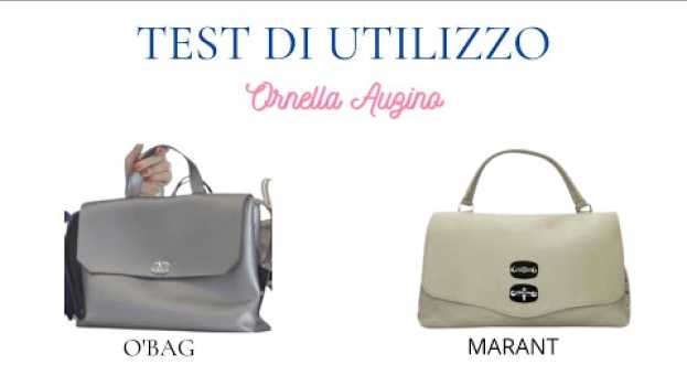 Video Una borsa in pelle ed una in silicone: Marant e O'BAg. Le ho provate per te!   türkçe