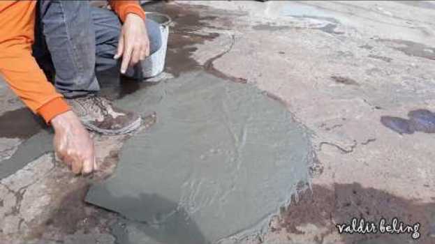 Video Como restaurar calçada de concreto sem gastar muito   türkçe