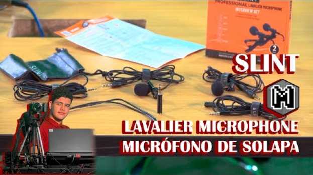 Video ESTOS SON LOS ÚNICOS MICROFONOS QUE NECESITAS | SLINT LAVALIER MICROPHONE su italiano