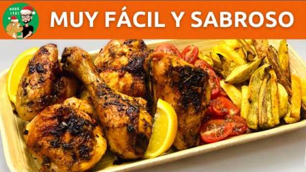 Video Pollo de Campo con Manteca de Hierbas y Limón Acompañado de Papas y Batatas al Horno / MONO 1981   türkçe