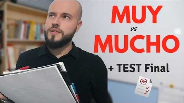 Video Diferencia entre MUY y MUCHO 💡 ✅ in English