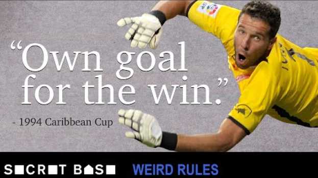 Video Barbados intentionally scored an own goal to help them win by two thanks to a weird golden goal rule en español