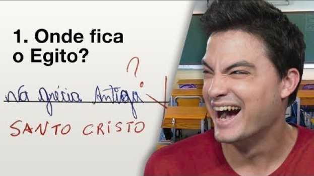Video RESPOSTAS DE PROVAS MAIS ENGRAÇADAS [+10] auf Deutsch