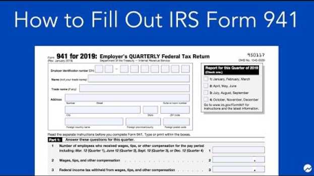 Video How to Fill out IRS Form 941: Simple Step-by-Step Instructions en español