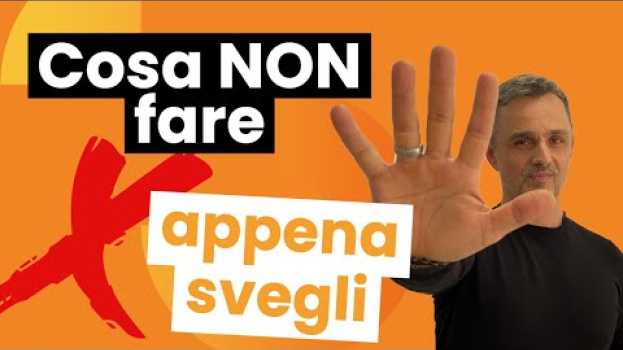 Video Cosa non fare appena svegli | Filippo Ongaro po polsku