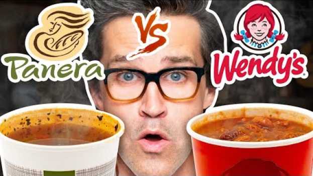 Video Who Has The Best Fast Food Soup? (Taste Test) in English