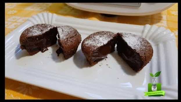 Video Tortini al cioccolato con cuore morbido per bimby TM6 TM5 TM31   türkçe