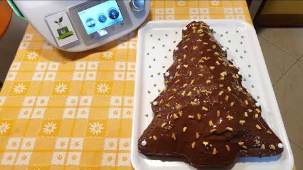 Video Torta alberello al cacao con glassa al cioccolato per bimby TM6 TM5 TM31 po polsku